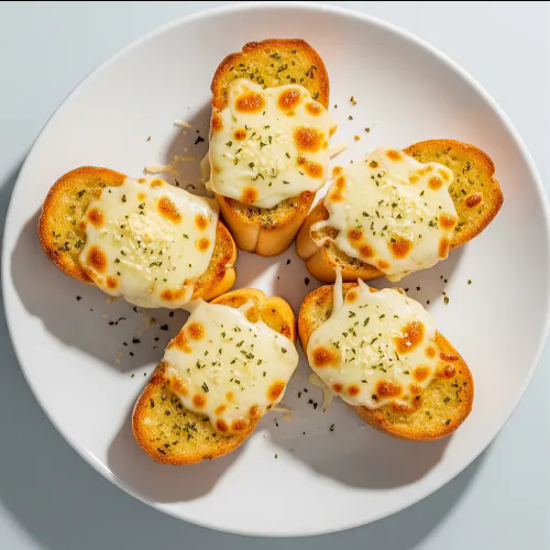 Garlic Bread With Cheese Slices 