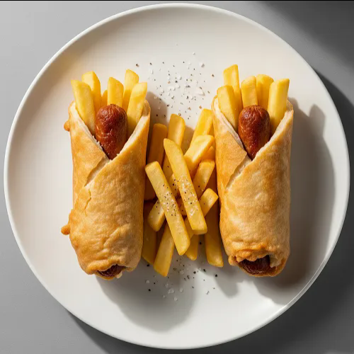 Sausage Roll & Chips 