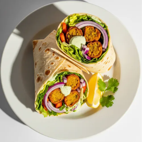 Veggie Pakora Wrap 