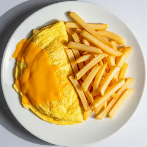 Cheese & Tomato Omelette 
