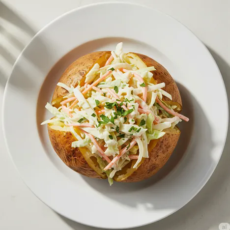 Jacket Potatoes With Coleslaw 