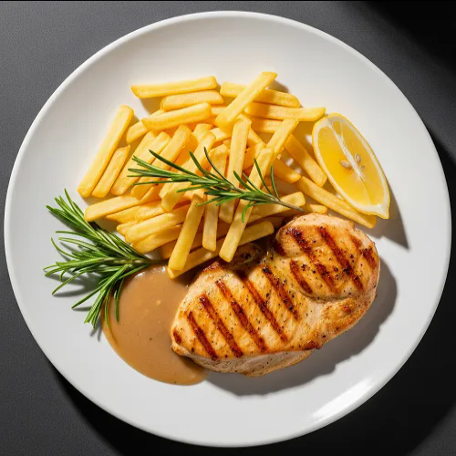 Kids Chicken Breast Steak & Chips 